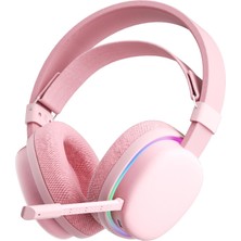 1001 G7 Tri Mode Kablosuz Rgb Gaming Mikrofonlu Oyuncu Kulaklığı 40MM Driver Gürültü Engelleyici Pe