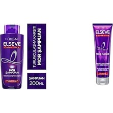 1001 L’oréal Paris Elseve Turunculaşma Karşıtı Mor Şampuan (200 Ml) + Elseve Turunculaşma Karş�