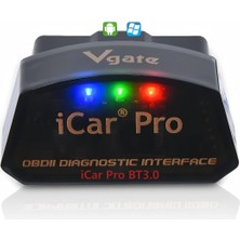 1001 Icar Pro Bluetooth 3.0 Obd2 Kod Okuyucu Obdıı Tarayıcı Tarama Aracı Araba Arıza Kontrolü Motor