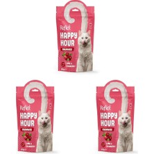 1001 Happy Hour Sakinleşmeyi Destekleyici Kedi Ödül Mamasi 60 gr Tekli Paket 3lü Paket
