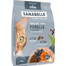 1001 Life Alabalıklı ve Yaban Mersinli Yetişkin Kuru Kedi Maması 400 gr