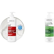 1001 Dercos Energisant Dökülme Karşıtı Bakım Şampuanı X1 + Vıchy Shampooıng Antı-Pel Gras 390