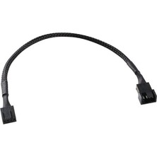 1001 0449 Pwm 4 Pin Y Port Dişi Erkek Anakart 30 cm 24 Awg Bakır 3 mm Fan Uzatma Güç Kablosu