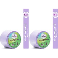 1001 Vivet Vivet Ağda Bezi Rulo, 10 mt 2li Paket