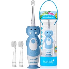 1001 Baby Sonic Brush-Baby Wildones Fil Desenli Çocuk Şarjlı Elektrikli Diş Fırçası, Zamanlayıcı