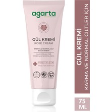 1001 Doğal Yüz ve El Nemlendirici Gül Aromalı Cilt Bakım Kremi 75 ml