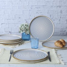 1001 Ocean Breeze Skackable Servis Tabağı 27 cm 6 Adet 21733