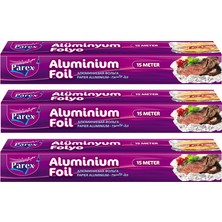 1001 Alüminyum Folyo 15 mt Üçlü Set