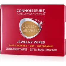 1001 Jewelry Dry Disposable Wipes 25 Count, Gold-/silberfarben, (1 Confezione)