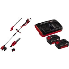 1001 Ge-Lm 36/4in1 Li - Solo, Akülü Çok Fonksiyonlu Budama ve Einhell 18V 2x4,0 Ah Pxc Twincharger Kit