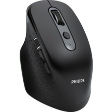 1001 SPK7818 3200 Dpı 8 Tuşlu Dual Mod Bluetooth ve 2.4g Kablosuz Ergonomik Sessiz Mouse Siyah