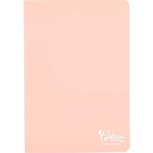 1001 Colors A5 60 Yaprak Çizgili Defter, Somon