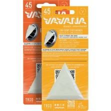 1001 Araba Klima Kokusu 2'li Set -Trio Oto Kokusu | Bpa & Sıvı Içermez | 45 Gün Etkili (Satsuma | Ma