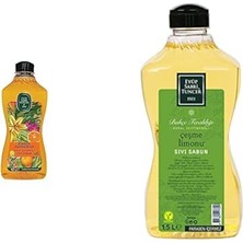 1001 Doğal Zeytinyağlı Sıvı Sabun, Bodrum Mandalinası, 1,5 L Pet Şişe (1 x 1500 Ml) Xeyüp Sabri