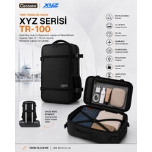1001 Classone Xyz Serisi TR-100 Kabin Boy,uçak Içi, Ergonomik, Laptop ve Tablet Bölmeli, Seyahat, Val