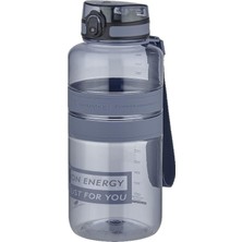 1001 Tritan 1500ML 1.5 Litre Mega Boy Yenilenen Renkler (Gri)