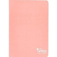 1001 Colors A5 60 Yaprak Çizgili Defter, Pembe