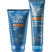 1001 Care Men Essential Tıraş Jeli ve Sonrası Balmı ve Nemlendiricisi Paketi