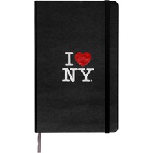 1001 Moleskine Limited Edition I Love Ny Notebook, Large, Ruled, Black, Hard Cover (5 x 8.25)