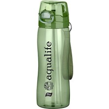 1001 Pipetli Sporcu Okul Su Matarası - 750 ml - Suluk Rio (Yeşil)