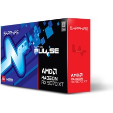 1001 Pulse Amd Radeon™ Rx 9070 Xt Gamıng 16GB Dual Hdmı/dual Dp Gpu Ekran Kartı