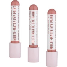 1001 Multi-Matte Eye Paint Waterproof Eyeshadow&liner, 83 Stylish (3 Paketi)