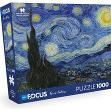 1001 1000 Parça Puzzle - Starry Nıght (Yıldızlı Gece)