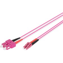 1001 Lwl Ara Bağlantı Kablosu Om4-1 M Sc Fiberglas Kablo Üzerinde Sc - Lszh - Duplex Multimode 50/125�