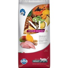 1001 Nd N&d Tropical Selection Tavuklu ve Tropikal Meyveli Yetişkin Kedi Maması 10 kg