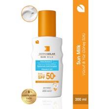 1001 Dermasolar Sun Milk Güneş Kremi 200 ml
