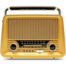 1001 Nostaljik Bluetooth Radyo - Retro Tasarım, Fm/am/sw, Usb/tf Kart Desteği, Taşınabilir Müzik Ça