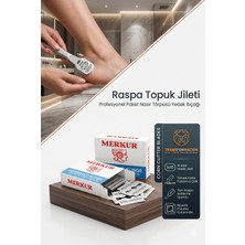1001 10'lu Paket Raspa Jileti Topuk Törpüsü Nasır Rendesi Yedek Bıçağı 715631