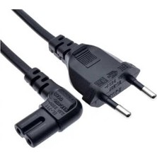 1001 2 Metre 90 Derece Teyp Power Kablo 2 Metre Teyp Fişi 2 Metre Teyp Power Kablo 90 Derece