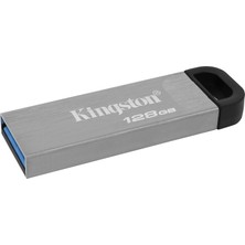 1001 Datatraveler Kyson 128 GB DTKN/128GB 200 Mb/s'ye Kadar Okuma, 60MB/S' Ye Kadar Yazma, Metal Gövdeli