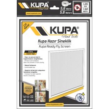 1001 Kupa Tools Hazır Pencere Sinekliği Çift Kanat 1.25MM, 150 cm Cırtlı