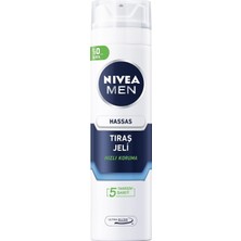 1001 Men Erkek Hassas Tıraş Jeli 200 Ml+ Nıvea Men Erkek Sprey Deodorant Deodorant Black&white Invisibl