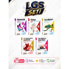 Aydın Yayınları 8. Sınıf Lgs Matematik Türkçe Fen Inkılap Din Beceri Temelli Set 5 Kitap