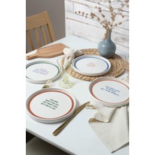1001 Motto Stackable Pasta Tabağı 21 cm 4 Adet 22646-22732-33-34