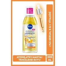 1001 Aydınlatıcı Micellar Makyaj Temizleme Suyu 200ML, Serum Etkili, C Vitamini,parlak Cilt
