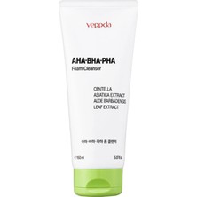 1001 Hafif Asidik Akneli Ciltler Için Yüz Temizleme Köpüğü Yeppda Aha Bha Pha Foam Cleanser 150 ml