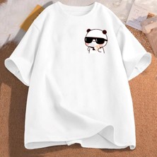 Tarzsokak Bubu Dudu Birlikte Tasvir Para T-Shirt Erkek Kadın Komik Çift Tshirt Erkek Pamuk Kısa Kollu T 2939