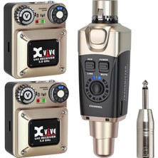 1001 XV-U45R2 2 Alıcı + 1 Vericili Kablosuz In-Ear Monitör Sistemi
