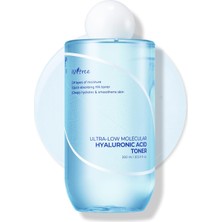 1001 Ultra Düşük Moleküler Hiyalüronik Asit Toner 300 ml 10,14 Fl.oz| Hızlı Emici Hiyalüronik Asi