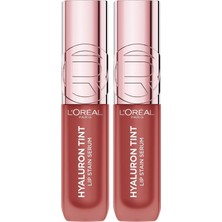 1001 L'oreal Cosmetics Hyaluron Lip Tint - 640 Tea Time (2 Paketi)