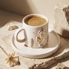 1001 Denizatı 2 Parça Tek Kişilik Kahve Fincanı Takımı 90 ml