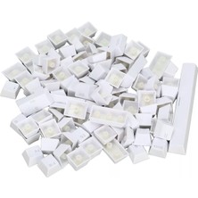 1001 108 Tuş Universal Renkli Mekanik Klavye Tuş Takımı Kapağı Keycap Beyaz Ingilizce Dizilimli