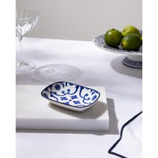1001 Reve Bleu Ellis Tabak - 12 cm - Mavi/beyaz
