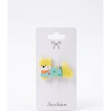 1001 Köpek Figürlü Moda, Mandallı Saç Tokası (Model-5)