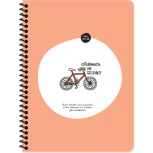 1001 Hisli Şeyler 16,5 * 22,5 80YP.KAR.STICKERLI Defter - Oturmaya Mı Geldik?