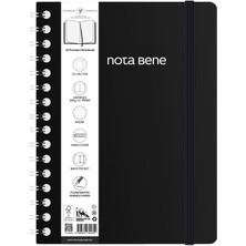1001 Nota Bene Spiralli Premium Sert Kapak Defter, 21X29,7 Cm, Çizgili
